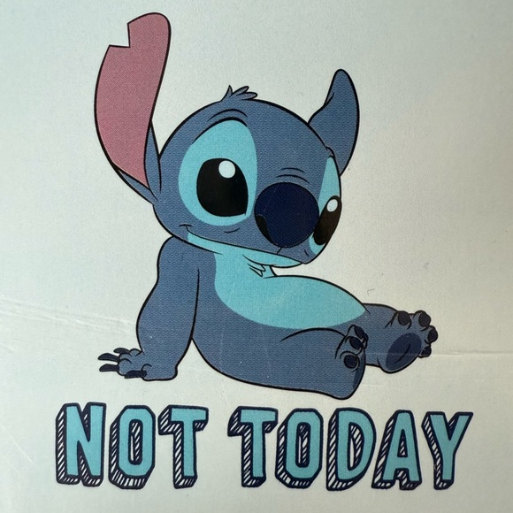 NWT Disney Men’s Stitch Graphic Print Hoodie “Not Today” Lilo & Stitch Small - Picture 10 of 11